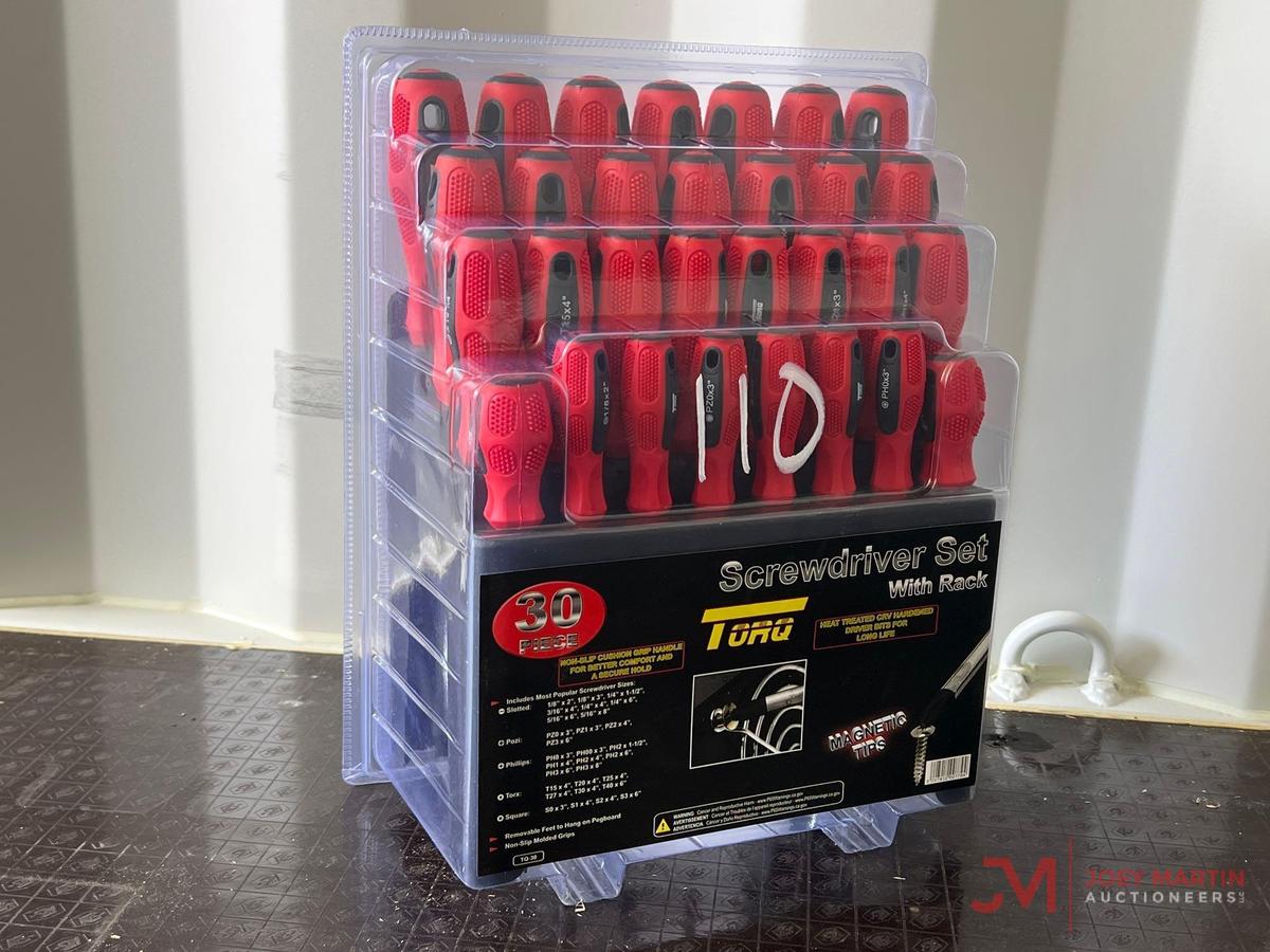 (1) NEW/UNUSED 30PC SCREWDRIVER SET