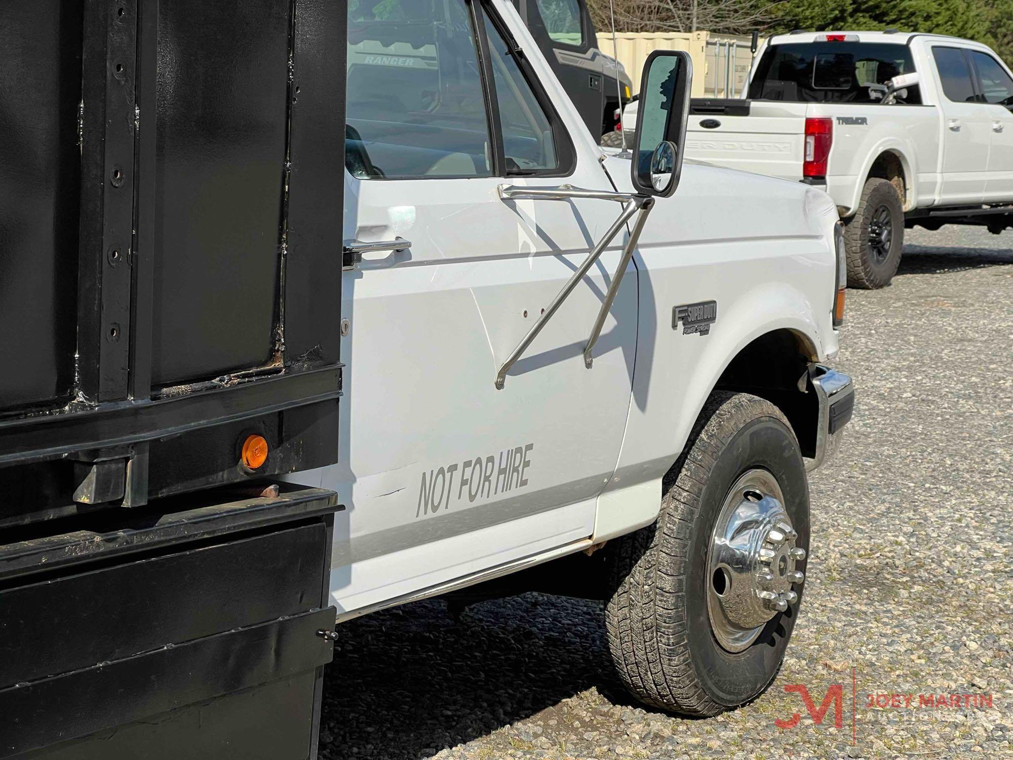 1997 FORD F-SUPER DUTY S/A DUMP TRUCK