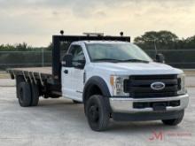 2017 FORD F-550 XL SUPER DUTY FLATBED TRUCK