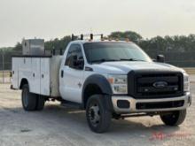 2014 FORD F-550 XL SUPER DUTY SERVICE TRUCK