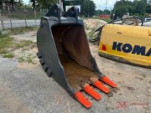 40" EXCAVATOR TOOTH BUCKET, 100MM PINS