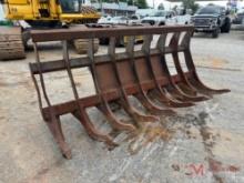 116" LOADER ROOT RAKE