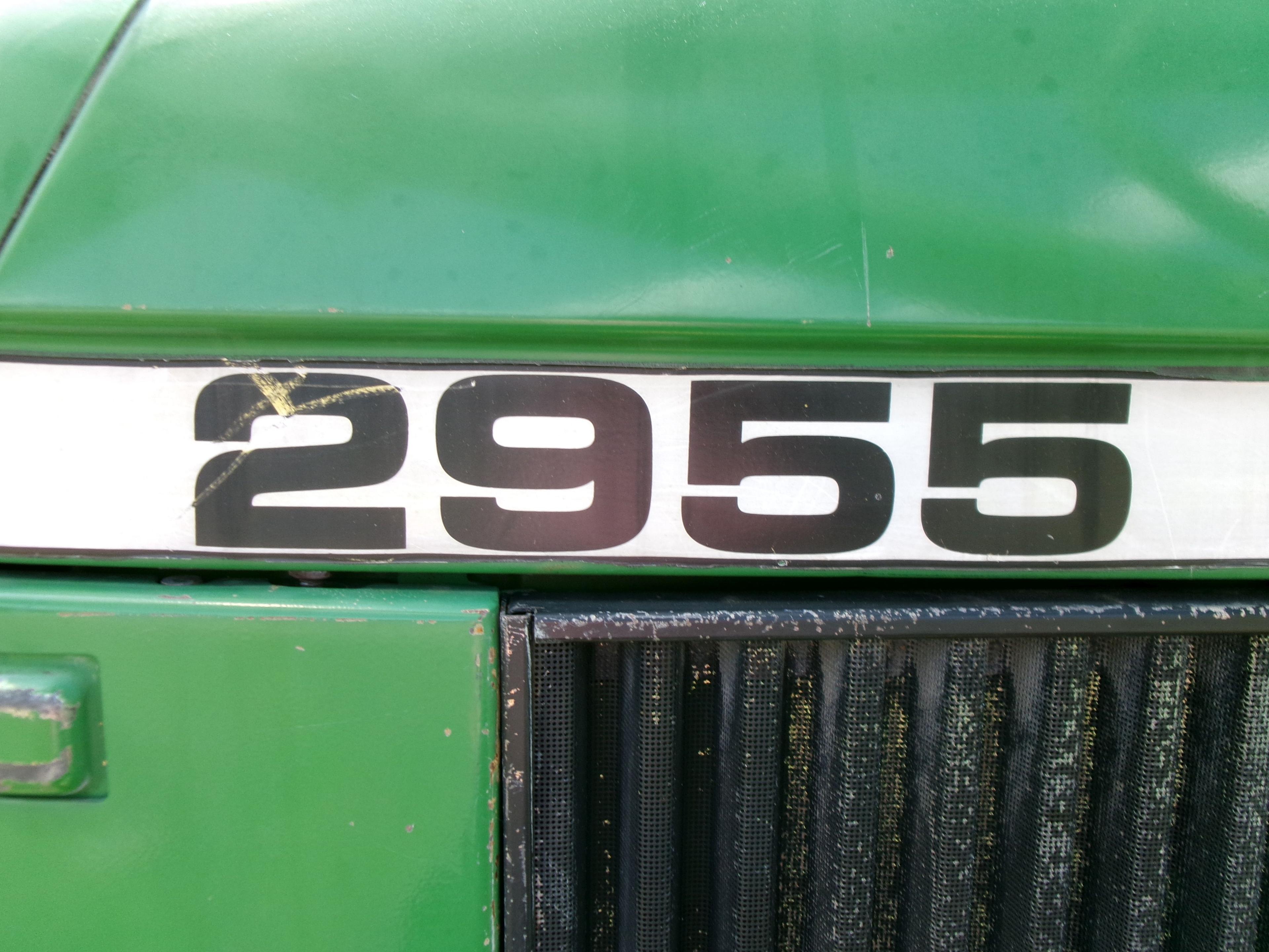 (9968)  JOHN DEERE 2955