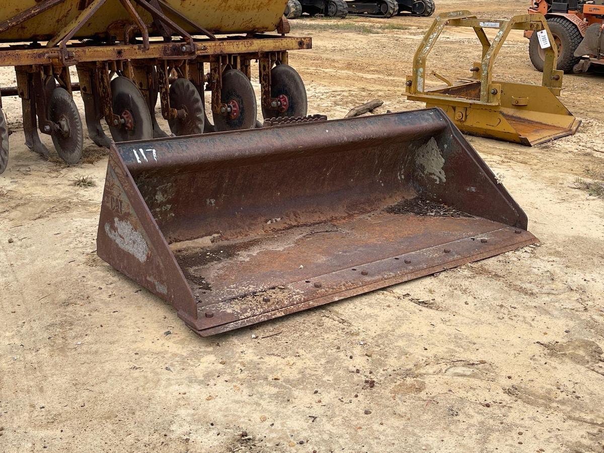 117 - ABSOLUTE 66IN SKID STEER BUCKET