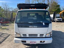 (SEE VIDEO) 2006 Isuzu NPR HD 6 Wheel Dump Truck w/ Auto Transmission, 10' Stanley Dump Body, 4