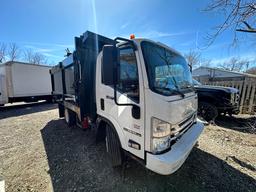 2019 Isuzu NPR HD Gas 6- Wheel 12' Dump Truck w/8 Cylinder Motor, Side Door, Buyers Tool Box, and