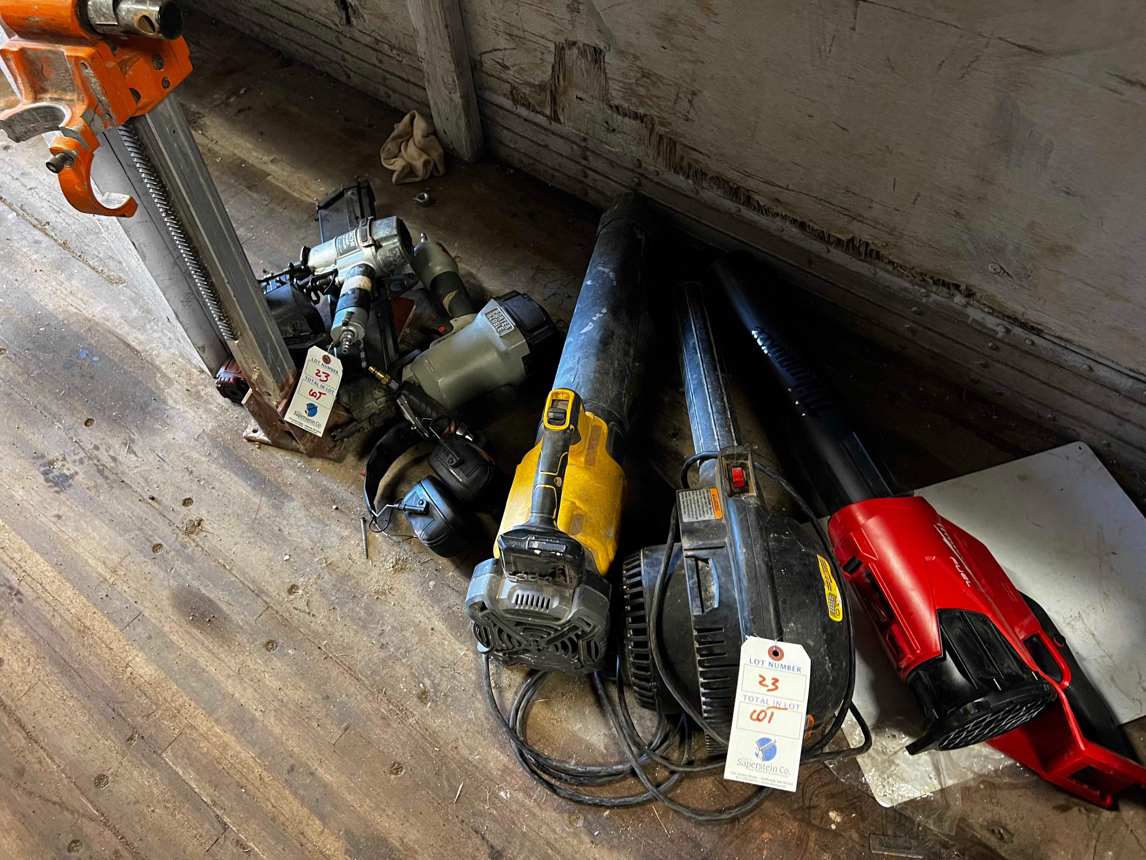 {LOT} Asst. Blowers & Pneumatic Tools