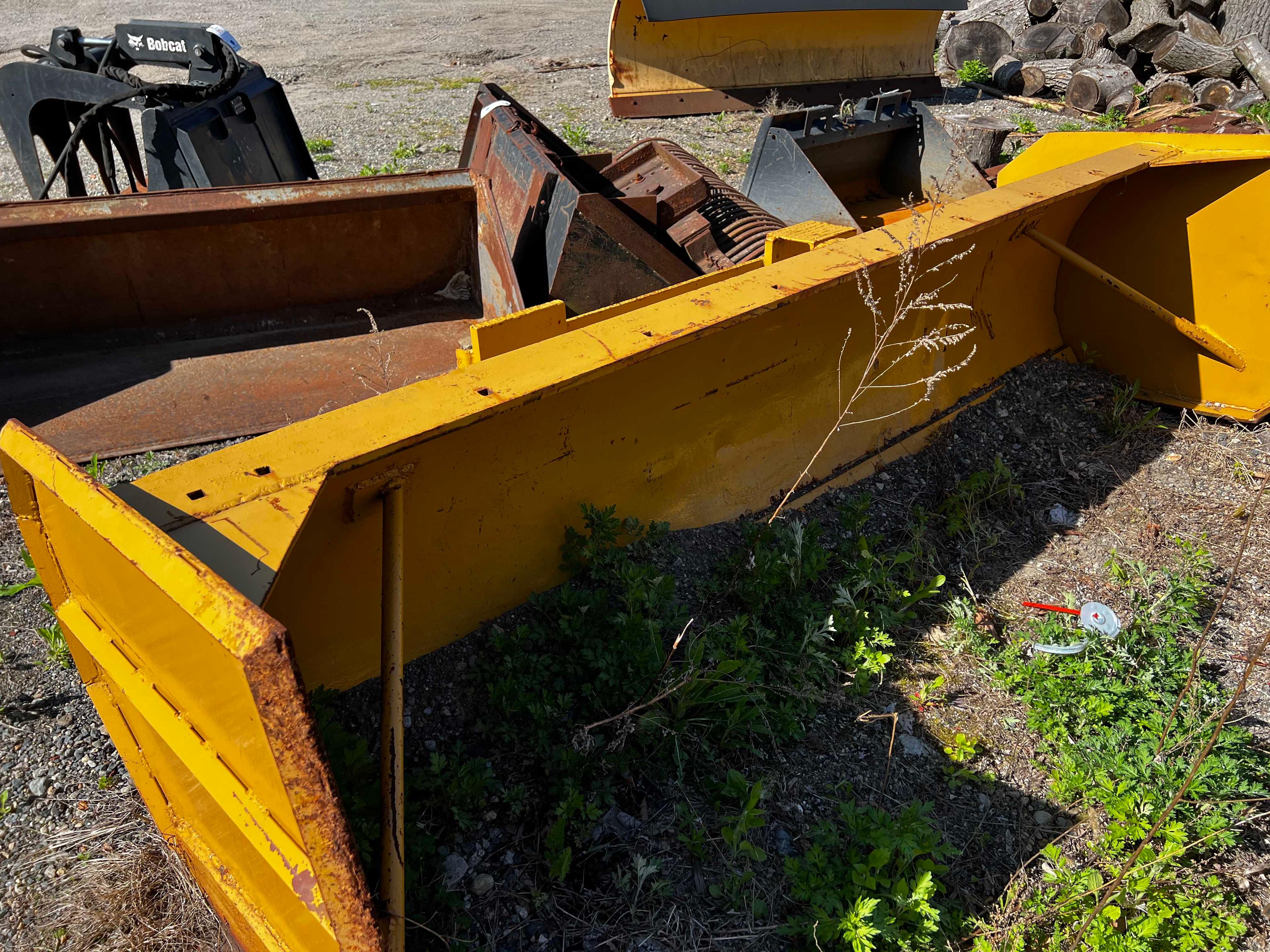 9' Skid Steer Snow Pusher Attachment