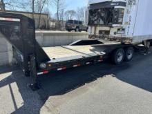 Iron Bull 8' x 16' 2 Axle 5th Wheel Trailer, 7,000 lb. Cap. Tilt Deck w/ Winch, V/N: