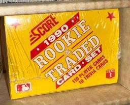 Two 4 row Card boxes of Baseball Cards from 1980's-1990's- Unsearched from Storage unit