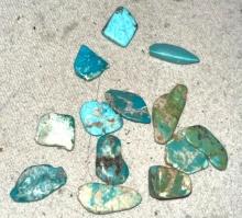 54cts Mixed Turquoise 13 pcs