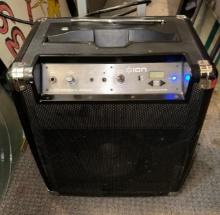 ION Block Rocker Bluetooth Speaker iPA56B on wheels- WORKS!!