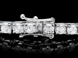 18k White Gold 6.50ct Diamond Bracelet