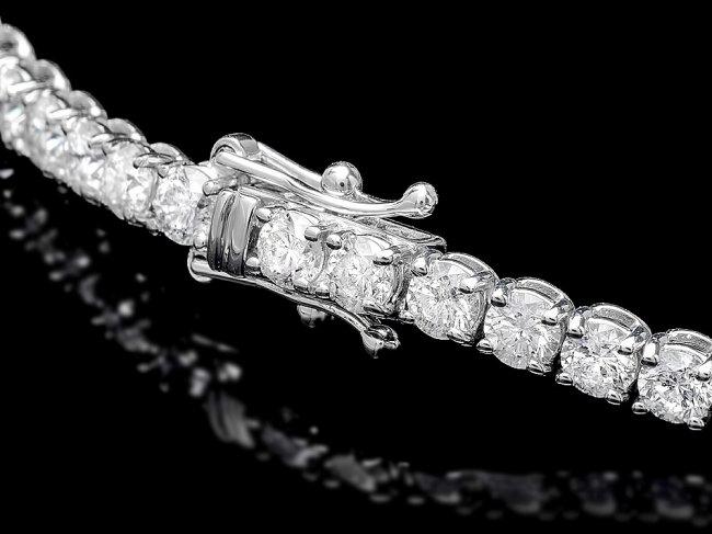 18k White Gold 7.50ct Diamond Bracelet