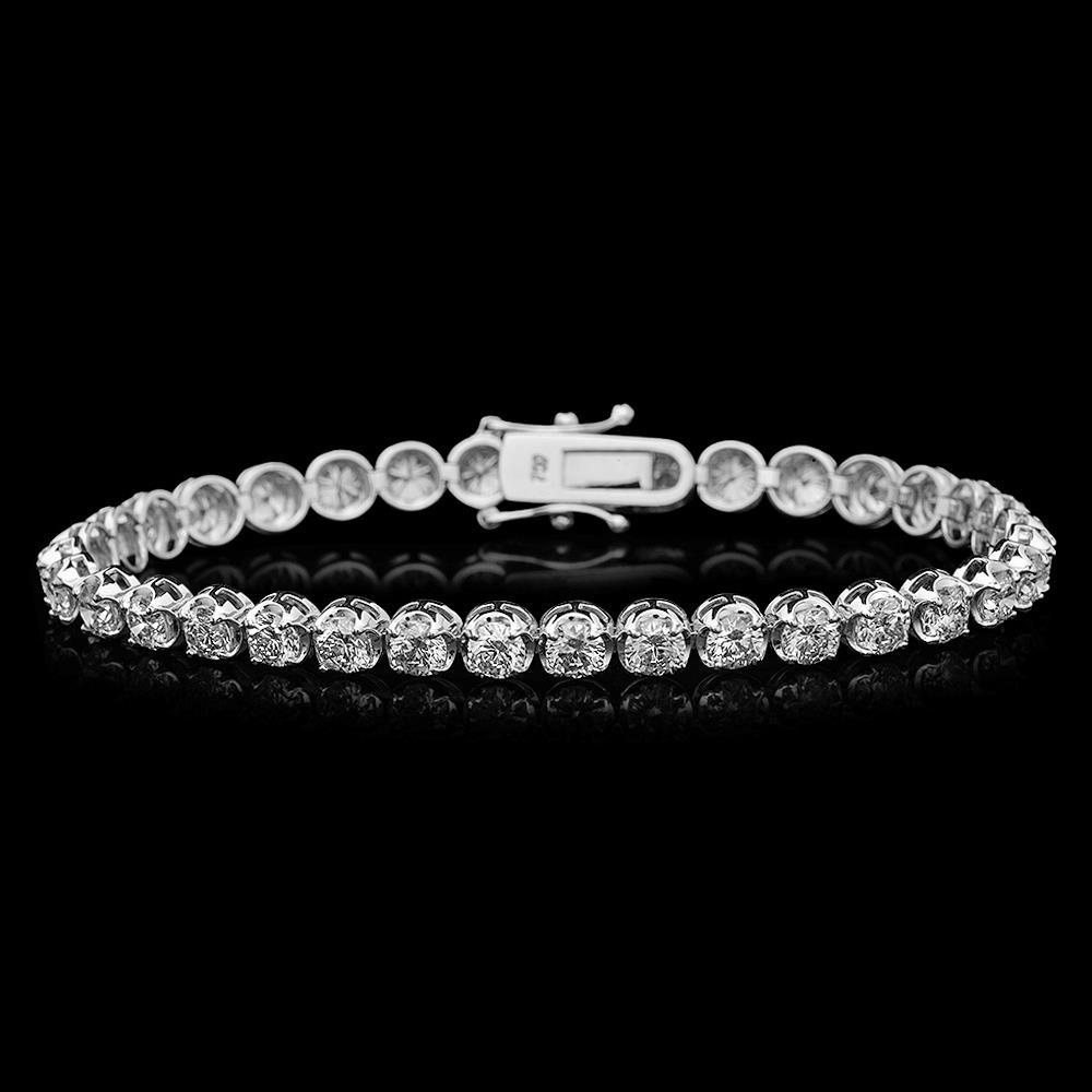 18K Gold 8.20 Diamond Bracelet