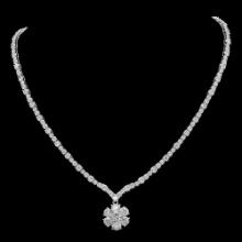 18K Gold 17.97ct Diamond Necklace