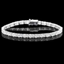 18k White Gold 8.70ct Diamond Bracelet