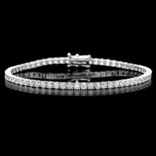 18k White Gold 4.60ct Diamond Bracelet