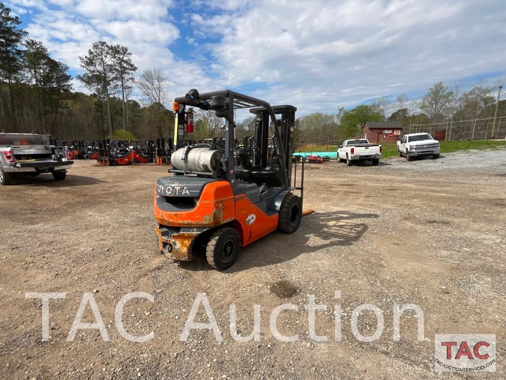 2018 Toyota 8FGU20 LP 4000lb Forklift