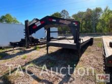 2019 Down To Earth 34ft Gooseneck Car Hauler Trailer