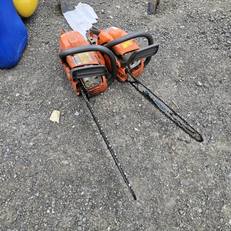 (2) Husqvarna Chainsaws