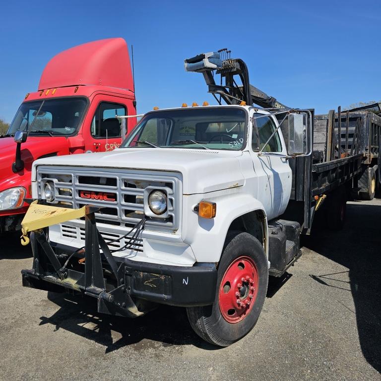 1988 Gmc Flatbed With Loader