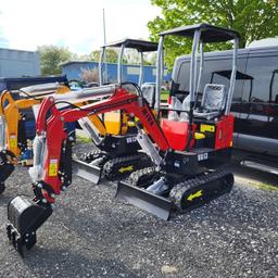 Miva va13 mini crawler excavator (OROPS)