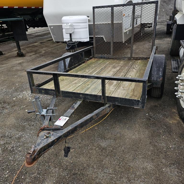 Single Axle Landscape Trailer