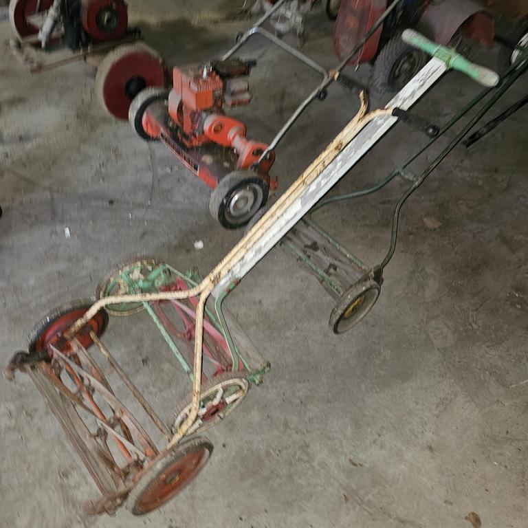 (3) Antique Mowers