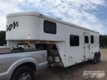 2014 BISON TRAIL HAND 2 HORSE SLANT T/A TRAILER