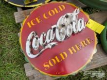 COCA COLA METAL SIGN