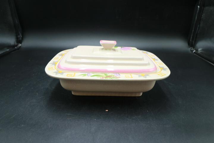 Art Deco Style Ridgway Casserole Dish