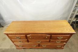 Athens Furniture Oak Dresser with Mirror