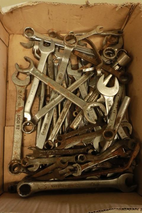 Box of Assorted Wrenches