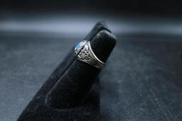 10k White Gold Class Ring