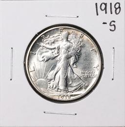 1918-S Walking Liberty Half Dollar Coin