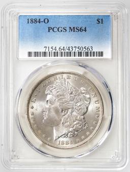 1884-O $1 Morgan Silver Dollar Coin PCGS MS64