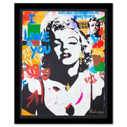 Rovenskaya "The Shadow of Marilyn" Original Mixed Media on Paper