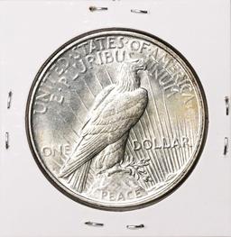 1923-D $1 Peace Silver Dollar Coin