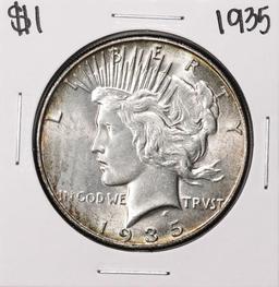 1935 $1 Peace Silver Dollar Coin