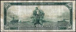 1914 $50 Federal Reserve Note Philadelphia