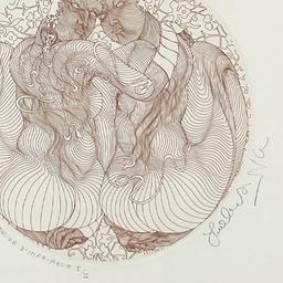 Guillaume Azoulay "Gemini" Limited Edition Etching on Paper