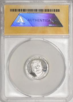 2014 Proof 1/4 oz Platinum JFK Apollo 11 Anniversary Medal ANACS MS69