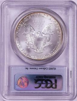 1997 $1 American Silver Eagle Coin PCGS MS69 First Strike