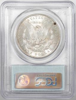 1899 $1 Morgan Silver Dollar Coin PCGS MS62