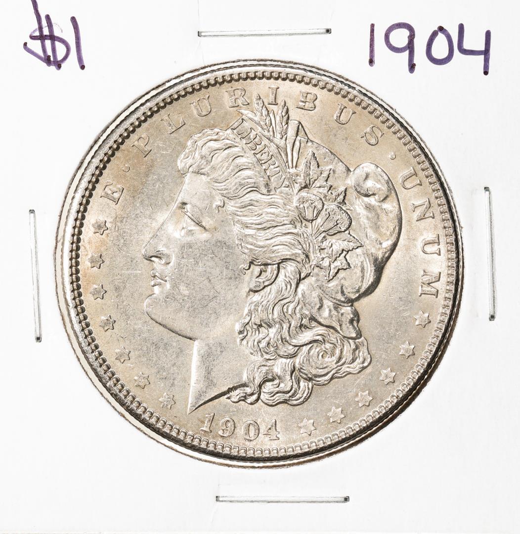 1904 $1 Morgan Silver Dollar Coin