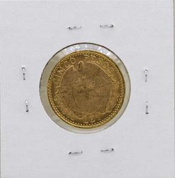 1919 Columbia 5 Pesos Gold Coin