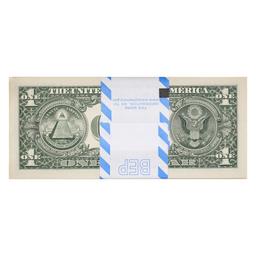 Pack of (100) Consecutive 2017 $1 Federal Reserve STAR Notes Chicago