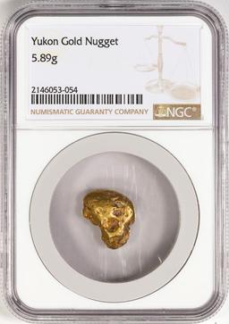 5.89 Gram Yukon Gold Nugget NGC Graded