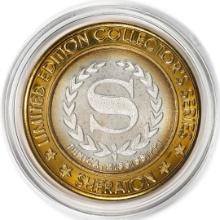 .999 Silver Sheraton Casino Tunica, Mississippi $10 Limited Edition Gaming Token